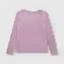 Polera Estampada de Niña Lila Talla 8A Colloky