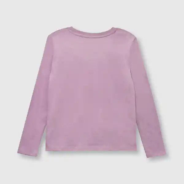 Polera Estampada de Niña Lila Talla 8A Colloky