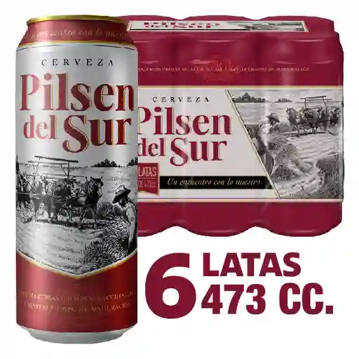 Pilsen Del Sur Cerveza Lager en Lata