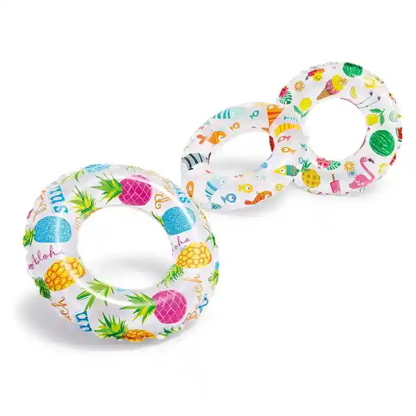 Flotador Inflable Anillo Multicolor 51 cm