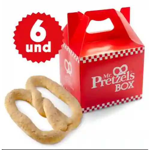 6 Unidades pretzel gourmet salado