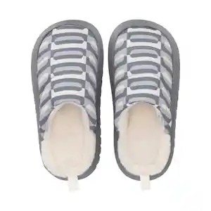 Pantuflas Acolchadas Con Diseño 35/36