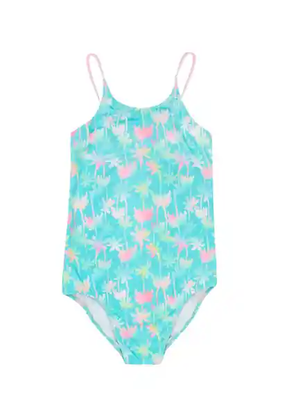 Traje de Baño Holiday Girls Turquesa Talla 04 - 356