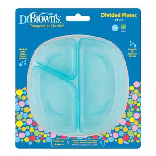 Dr. Browns Pack Platos Divididos (4M +) - TF017