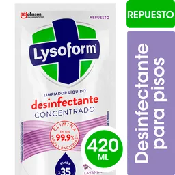 Lysoform Limpia Pisos Dopack Lavanda