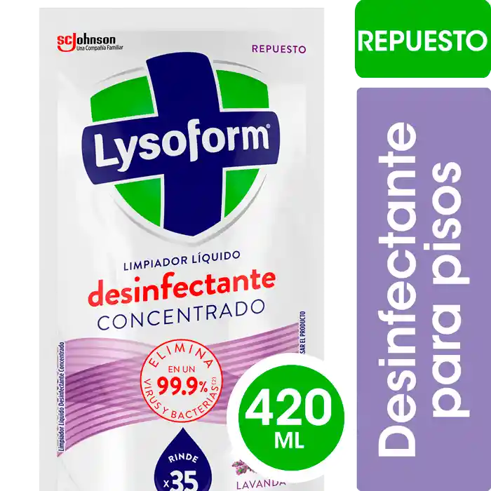 Lysoform Limpia Pisos Dopack Lavanda