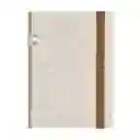 Libreta de Tela Con Elástico 176 Hojas Con Líneas