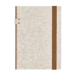 Libreta de Tela Con Elástico 176 Hojas Con Líneas