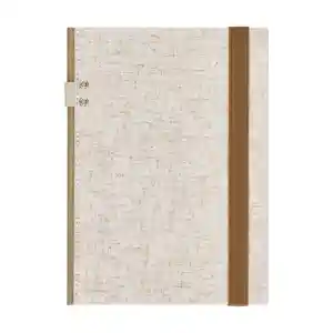 Libreta de Tela Con Elástico 176 Hojas Con Líneas