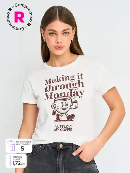 Index Polera Manga Corta Party H e Ess Café S S25