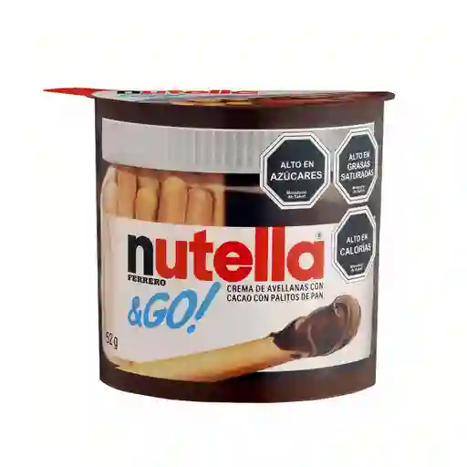 Nutella & Go Crema de Avellanas con Cacao y Palitos de Pan