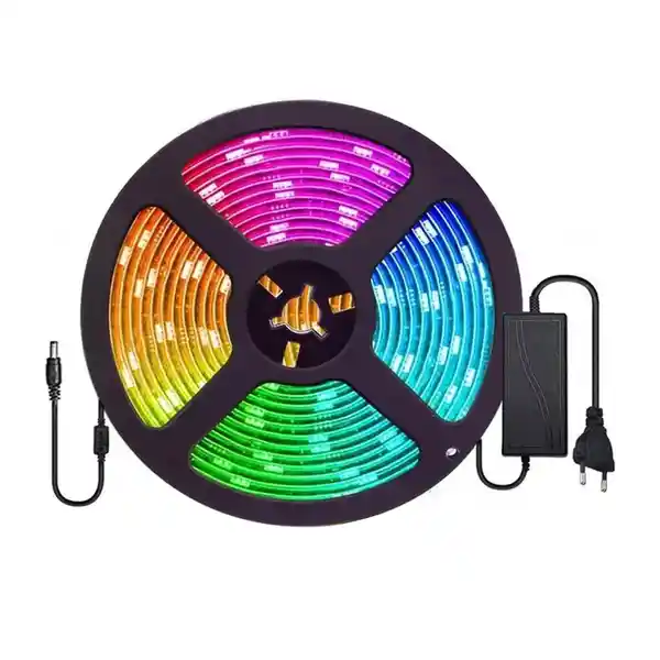 Cinta Tiras Luz Led Multicolores Rgb 5 Metros