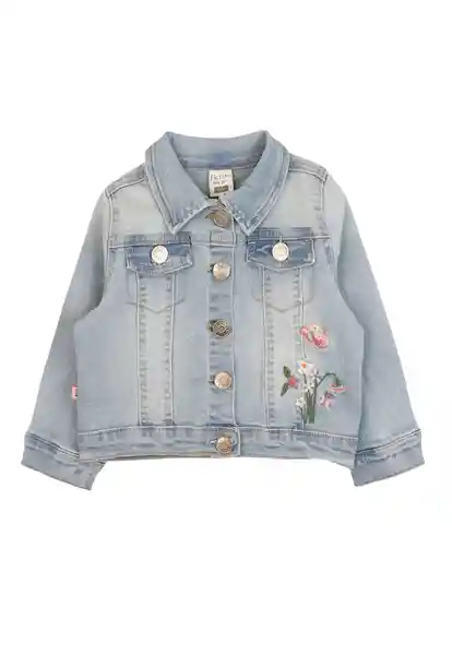 Casaca Mezclilla Essence Bebé Niña Celeste Talla 3/6 - 223