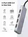 Ugreen Hub Usb-c a 4 Usb Gris CM219