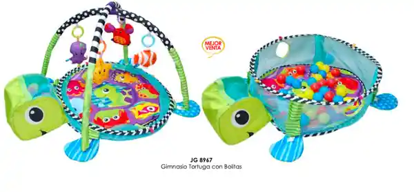 Best House Gimnasio Para Bebé Tortuga Con Bolitas JG8967