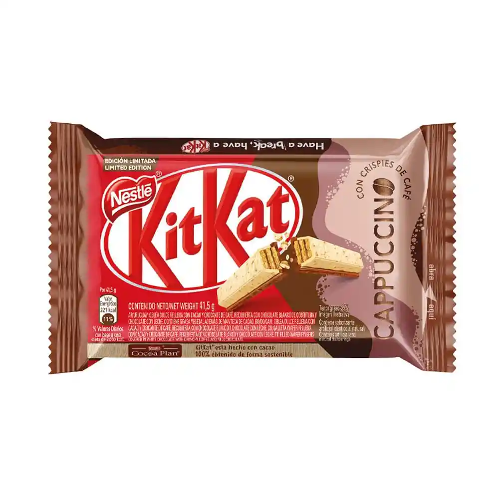 Kitkat Chocolate Cappuccino Edición Limitada