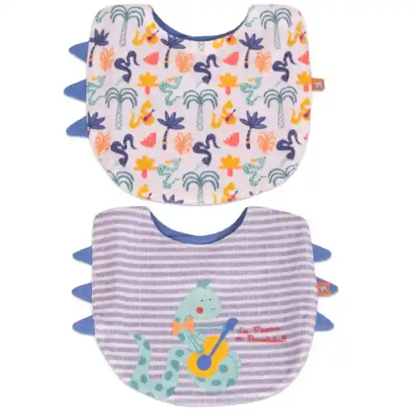 Set Babero Bebé Niño Multicolor Talla 9 M Pillín