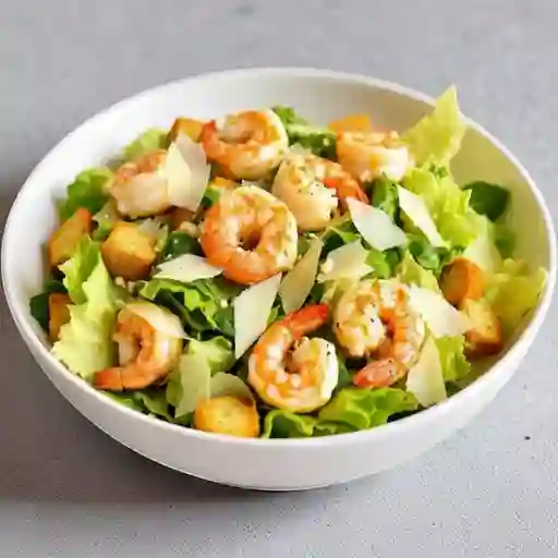 Ensalada césar camarón