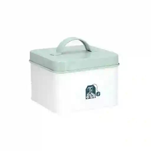 Caja de Bolsas de té Esmaltada 12 x 12 x 11