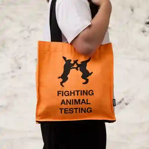 Bolsa Fighting Animal Testing Fluoro Orange