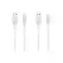 Miniso Cable de Carga de Android Blanco 1 m