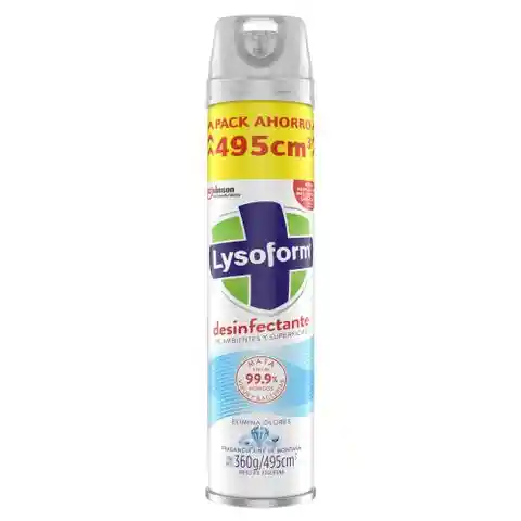 Lysoform Desinfectante Aire de Montaña en Spray 