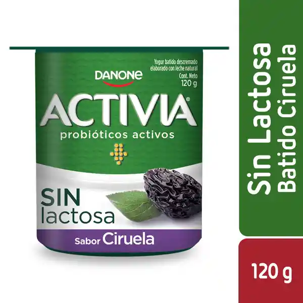 Danone Activia Yoghurt Triple Zero Sabor Ciruela