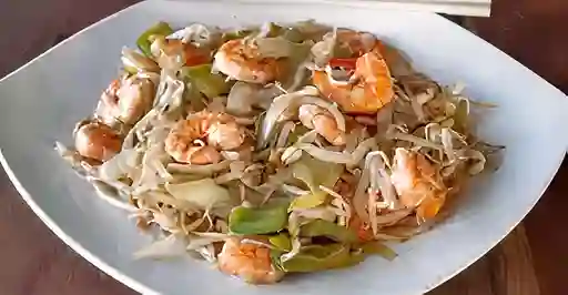 Chaumín con Camarones