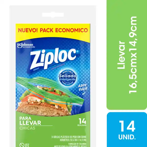 Ziploc Bolsa Herméticas Chicas