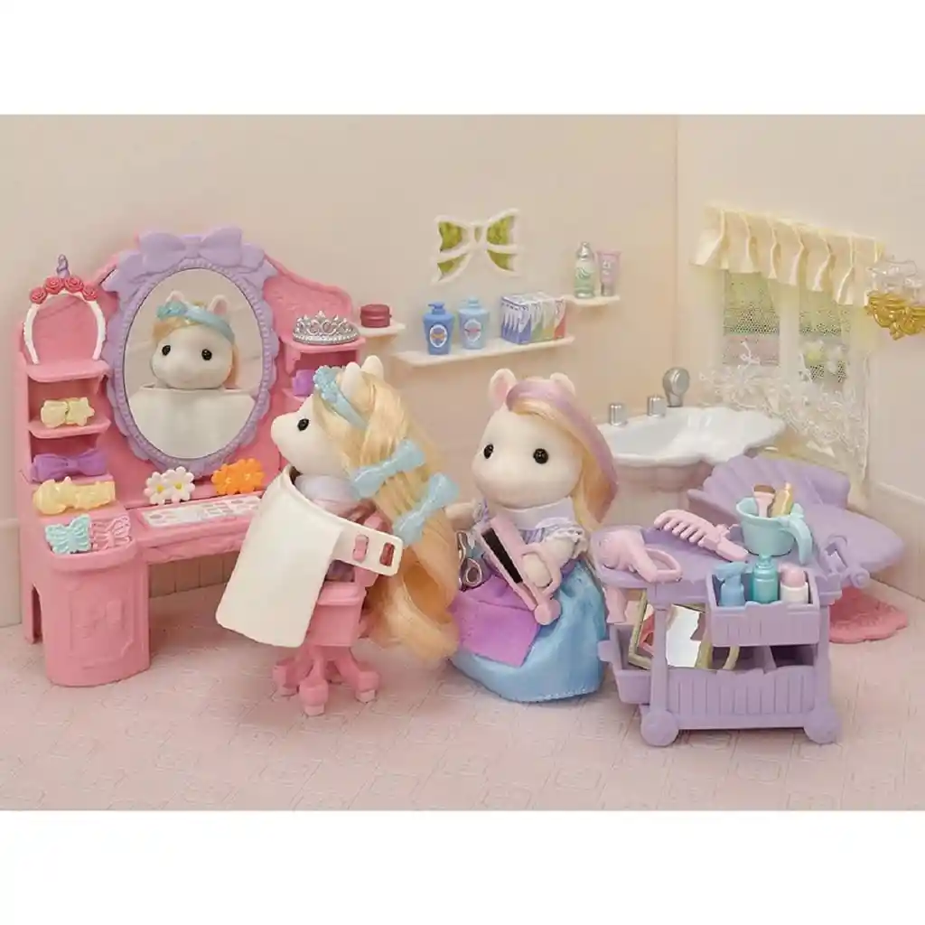 Sylvanian Families Set Juguete Estilista Pony Serafina