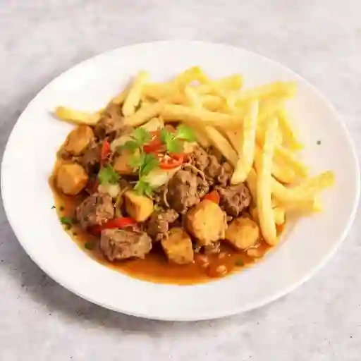 Chapsui Carne Con Papa Fritas