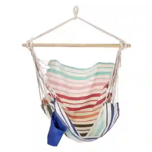 Hamaca Tipo Silla Con Bolsillo 130 x 100 cm Casaideas