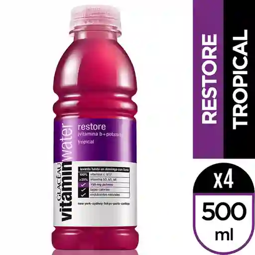 Vitamin Water Restore 500 Ml Multipack X4