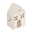 Adorno de Cerámica Navideño Con Luz Led 97 x 7 x 15 cm Casaideas