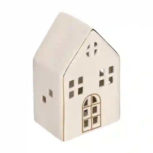 Adorno de Cerámica Navideño Con Luz Led 97 x 7 x 15 cm Casaideas