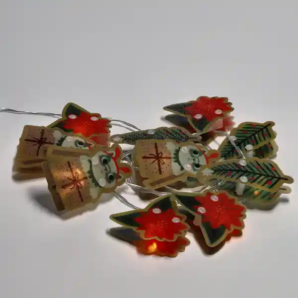 Luz Led Con Figuras Navideñas 2 m Casaideas