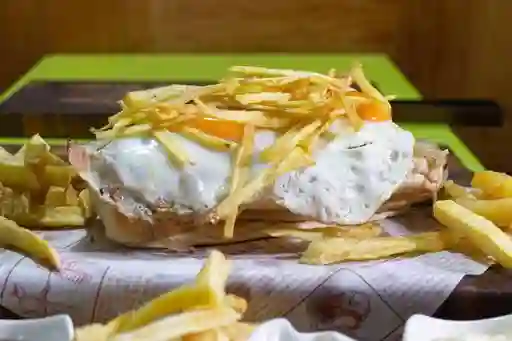 As de Carne O Pollo a Lo Pobre