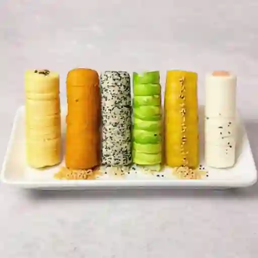 Rolls envoltura en salmon