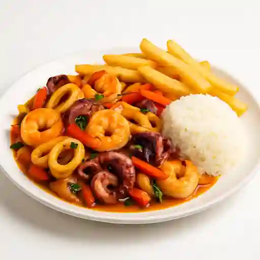 Salteado de Mariscos