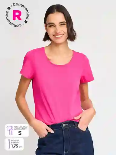 Marquis Polera Round e Fucsia M S25