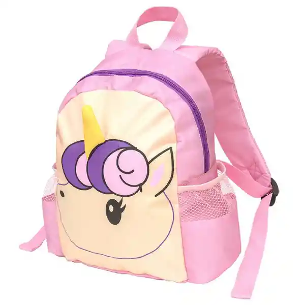 Mochila Camping Niño Unicornio Rosa