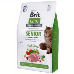 Brit Care Alimento Para Gato Senior Weight Control 2 Kg