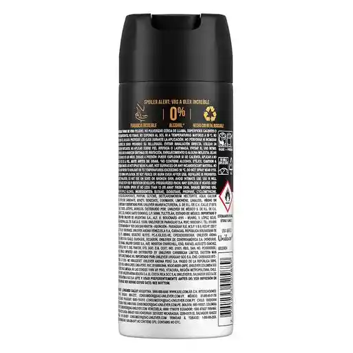 Axe Antitranspirante Dark Temptation en Spray