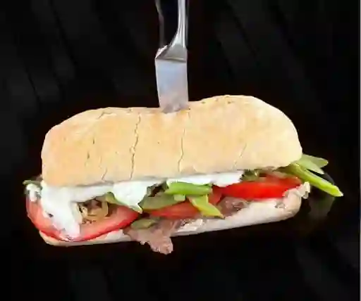 Churrasco Chacarero+Papas Fritas