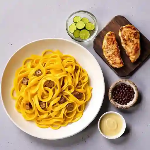 Pasta Frescafetuccine, Salsa Huancahina