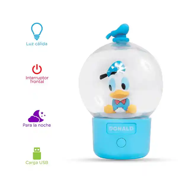 Lámpara de Noche Luz Led Modelo Ald Db33 Donald Duck Miniso