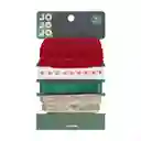 Cinta Tela Con Diseño Navideño Casaideas