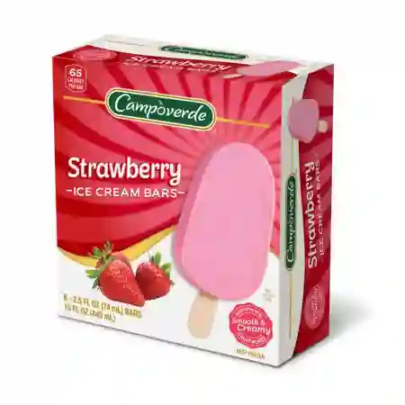 Campoverde Paleta Helado Frutilla