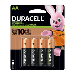 Duracell Pila Recargable AA 2500 Mah Blíster