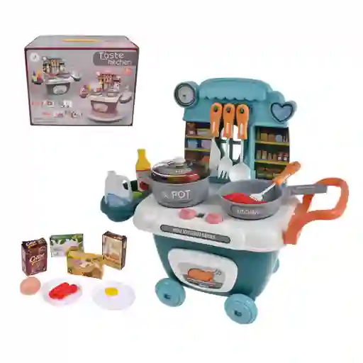 Taste Ritchen Set de Mini Cocina Con Accesorios